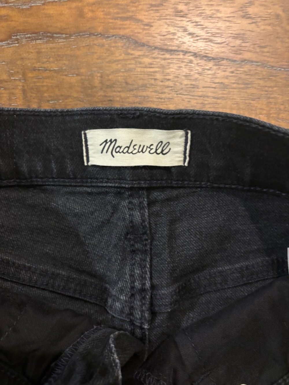 Madewell "The Perfect Vintage Wide-Leg Jean", Size 26 Black - Picture 2 of 2